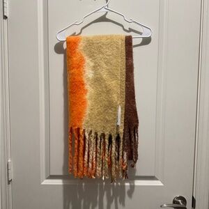 Multicolor Fringe Scarf